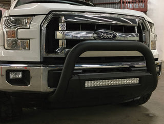 TrailFX 3.5" Oval Bull Bar Steel w/Light: Fits Ram 1500 2009-2023 3.6L/5.7L - Black