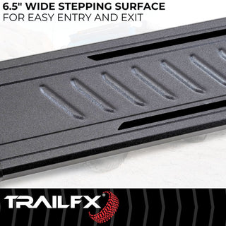 TrailFX A6 Running Boards: Fits Ram 1500 2009-2023 3.6L/5.7L