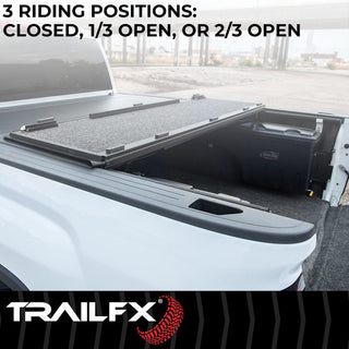 TrailFX HF3 Pro Tonneau Cover Aluminum (5.7'): Fits Ram 1500 2009-2022 3.6L/5.7L - Black