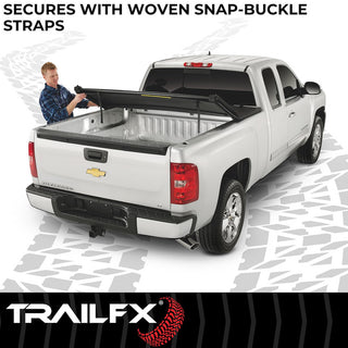 TrailFX Soft Folding Tonneau Cover 6.5': Fits Ram 1500-3500 2009-2023