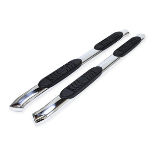 TrailFX 5" Oval Bent Step Bar SS: Ram 1500 2019-2024 w/ Step Pads