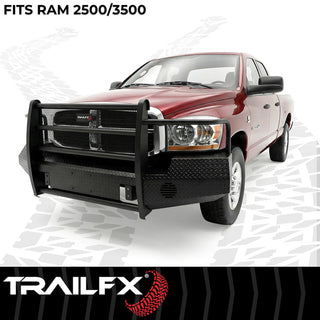 TrailFX Front Full Replacement Bumper: Fits Ram 2500/3500 2003-2005