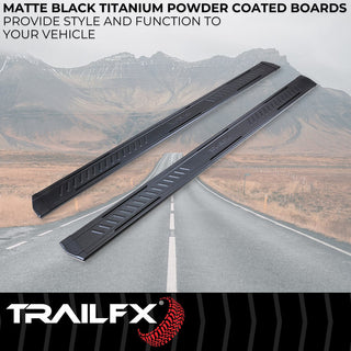 TrailFX A6 Running Boards: Fits Ram 1500 2009-2023 3.6L/5.7L