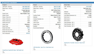 Wilwood Narrow Superlite 6-Piston Front Big Brake Kit (Red Calipers, Drilled 12.88" Rotors): Jeep Wrangler JK 2007 - 2018