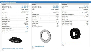 Wilwood Narrow Superlite 4-Piston Rear Big Brake Kit (Black Calipers, Slotted 14" Rotors): Jeep Wrangler JK 2007 - 2018