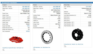 Wilwood Narrow Superlite 4-Piston Rear Big Brake Kit (Red Calipers, Drilled 14" Rotors): Jeep Wrangler JK 2007 - 2018