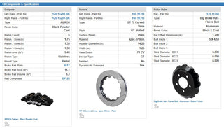 Wilwood AERO6 6-Piston Front Big Brake Kit (Black Calipers, Slotted Rotors): 300 / Challenger / Charger 2012 - 2024 (Excluding AWD, 6.4L 392 & 6.2L Hellcat)