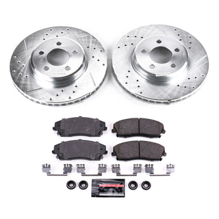 PowerStop Z23 Evolution Sport Brake Kit (FRONT): Fits Most Chrysler/Dodge (05-23)