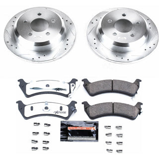 PowerStop Z36 Truck & Tow Brake Kit (REAR): Jeep Grand Cherokee 93-98