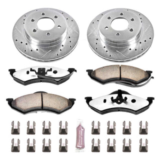 PowerStop Z36 Truck & Tow Brake Kit (FRONT): Dodge Dakota 99, Dodge Durango 98-99 5.2L/3.9L