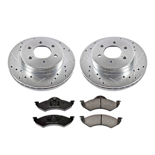 PowerStop Z23 Evolution Sport Brake Kit (FRONT): Dodge Dakota 00-02 3.9L/2.5L, Dodge Durango 00 5.2L V8