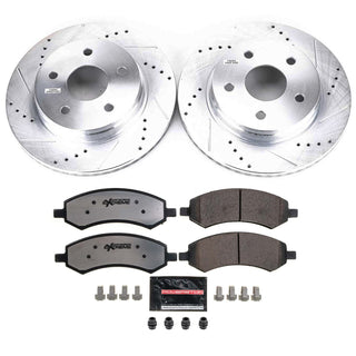 PowerStop Z36 Truck & Tow Brake Kit (FRONT): Fits Most Dodge/Ram 5.7L/3.7L/3.6L/3.0L EcoDiesel (06-24) w/ Hardware