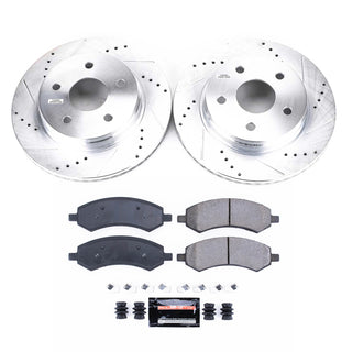 PowerStop Z23 Evolution Sport Brake Kit (FRONT): Fits Most Dodge/Ram 5.7L/3.7L/3.6L/3.0L EcoDiesel (06-24)