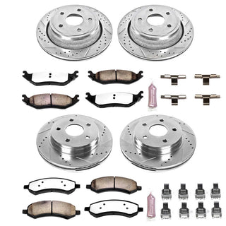 PowerStop Z36 Truck & Tow Brake Kit (F&R): Fits Most Dodge/Ram 5.7L/3.7L/3.6L/3.0L EcoDiesel (06-24)