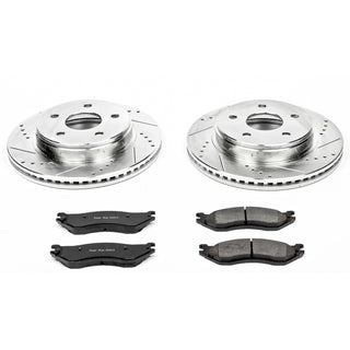 PowerStop Z23 Evolution Sport Brake Kit (FRONT): Dodge Durango 04-06 5.7L Hemi, Dodge Ram 1500 02 5.7L/3.9L