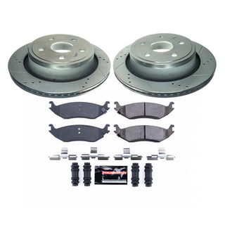 PowerStop Z23 Sport Brake Kit (REAR): Fits Most Dodge/Ram (02-24) w/ Hardware
