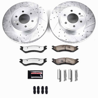 PowerStop Z36 Truck & Tow Brake Kit (FRONT): Dodge Durango 03