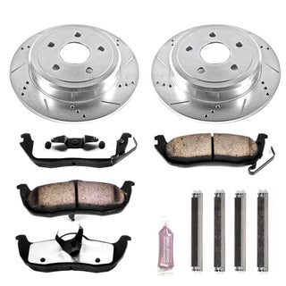 PowerStop Z36 Truck & Tow Brake Kit (REAR): Jeep Commander / Grand Cherokee 05-10 5.7L/3.7L