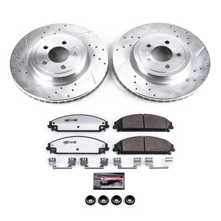 PowerStop Z26 Street Warrior Brake Kit (FRONT): Fits Most Chrysler/Dodge (05-23)
