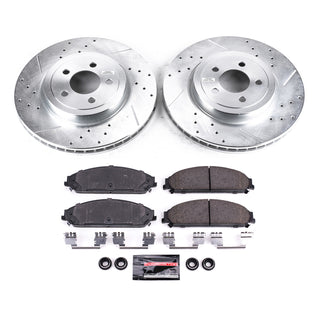 PowerStop Z23 Evolution Sport Brake Kit (FRONT): Fits Most Chrysler/Dodge (05-23)