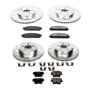 PowerStop Z23 Evolution Sport Brake Kit (F&R): Fits Most Chrysler/Dodge (05-20)