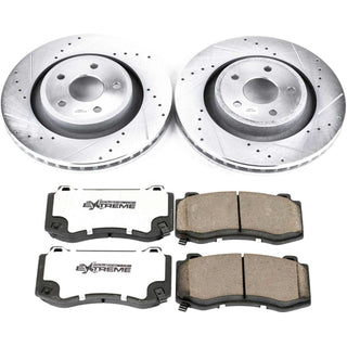 PowerStop Z26 Street Warrior Brake Kit (FRONT): Jeep Grand Cherokee 06-10 6.1L SRT8