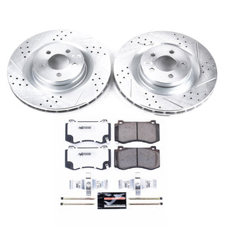 PowerStop Street Warrior Brake Kit (FRONT): Fits Most Chrysler/Dodge (05-23)