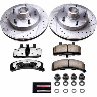 PowerStop Z36 Truck & Tow Brake Kit (FRONT): Dodge Ram 1500 94-99 5.2L/3.9L