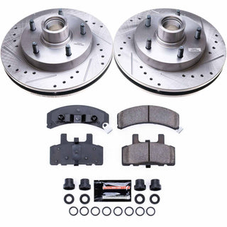 PowerStop Z23 Evolution Sport Brake Kit (FRONT): Dodge Ram 1500 94-99 5.2L/3.9L