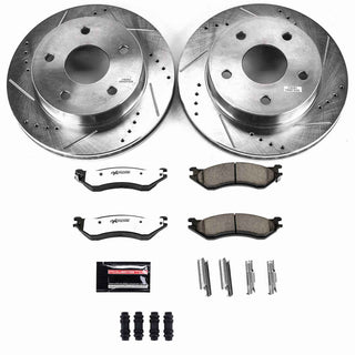 PowerStop Z36 Truck & Tow Brake Kit (FRONT): Dodge Ram 1500 00-01 5.2L/3.9L