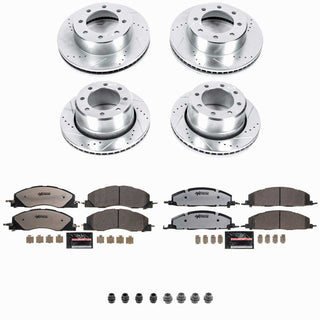 PowerStop Z36 Truck & Tow Brake Kit (F&R): Fits Most Dodge/Ram (09-18) w/ Hardware