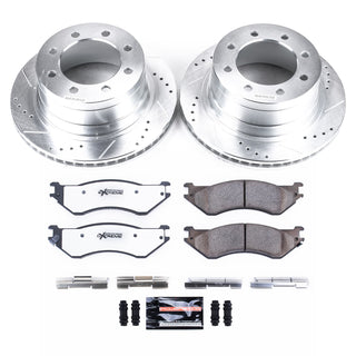 PowerStop Z36 Truck & Tow Brake Kit (REAR): Fits Most Dodge 6.7L Diesel/5.9L Diesel/5.7L/3.7L (03-08)