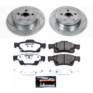 PowerStop Z36 Truck & Tow Brake Kit (REAR): Dodge Durango / Jeep Grand Cherokee 11-20 5.7L/3.6L