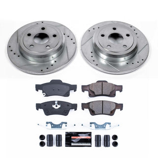 PowerStop Z23 Evolution Sport Brake Kit (REAR): Dodge Durango / Jeep Grand Cherokee 11-20 5.7L/3.6L