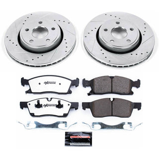 PowerStop Z36 Truck & Tow Brake Kit (FRONT): Dodge Durango / Jeep Grand Cherokee 11-20 5.7L/3.6L