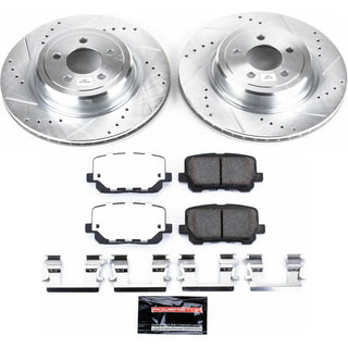 PowerStop Z26 Street Warrior Brake Kit (REAR): Dodge Charger 14-23 6.4L/6.2L/5.7L/3.6L