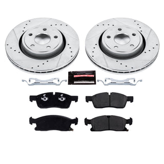 PowerStop Z23 Evolution Sport Brake Kit (FRONT): Dodge Durango / Jeep Grand Cherokee 16-24 5.7L/3.6L