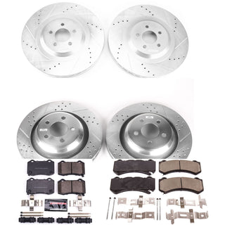 PowerStop Z23 Evolution Carbon-Fiber Ceramic Brake Kit (F&R): Dodge Challenger / Charger 15-20 6.4L/6.2L/5.7L/3.6L