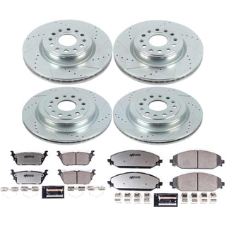 PowerStop Z36 Truck & Tow Brake Kit (FRONT & REAR): Ram 1500 19-20 5.7L/3.6L