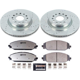 PowerStop Z36 Brake Kit (FRONT): Ram 1500 19-25 6.2L/5.7L/3.6L
