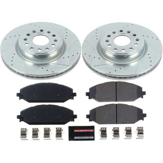PowerStop Z23 Evolution Brake Kit (FRONT): Ram 1500 19-22 6.2L/5.7L/3.6L