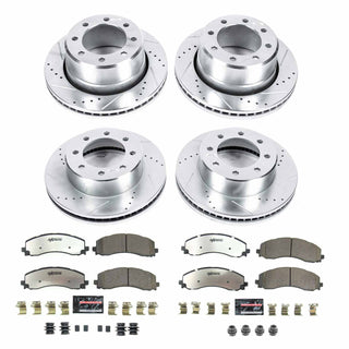 PowerStop Z36 Truck & Tow Brake Kit (FRONT & REAR): Ram 2500 19-22 6.7L Diesel/6.4L