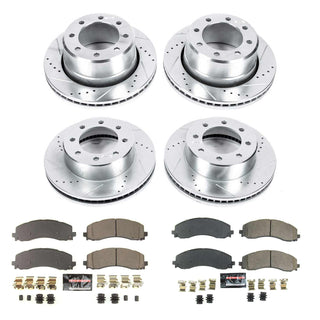 PowerStop Z23 Evolution Brake Kit (FRONT & REAR): Ram 2500 19-22 6.7L Diesel/6.4L
