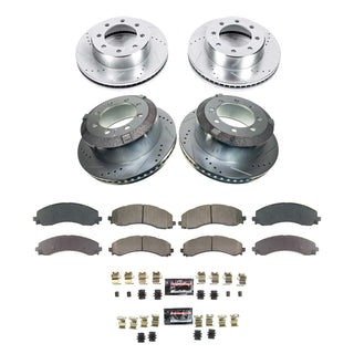 PowerStop Z23 Evolution Brake Kit (FRONT & REAR): Ram 3500 19-22 6.7L Diesel/6.4L