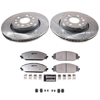 PowerStop Z36 Truck & Tow Brake Kit (F&R): Jeep Grand Wagoneer / Wagoneer 22-24, Ram 1500 21-24 6.2L