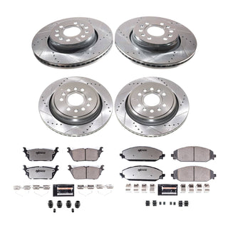 PowerStop Z36 Truck & Tow Brake Kit (F&R): Jeep Grand Wagoneer / Wagoneer 22-24, Ram 1500 21-24 6.2L