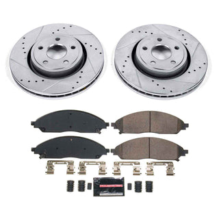 PowerStop Z23 Evolution Brake Kit (FRONT): Jeep Grand Cherokee 22-24 5.7L/3.6L/2.0L