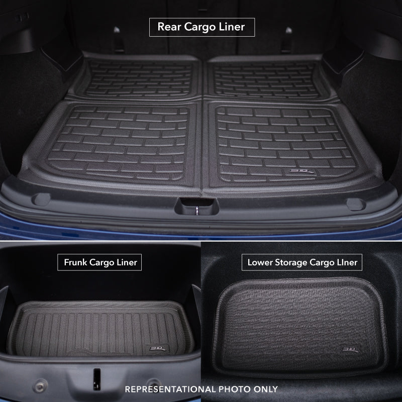 3D MAXpider ACE Cargo Liner (Black): Dodge Durango 2011 - 2025 (5-Seat Models Only)