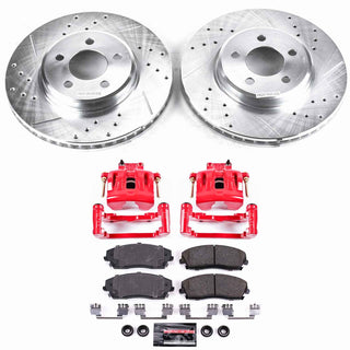 PowerStop Evolution Sport Brake Kit w/ Calipers (FRONT): Fits Most Chrysler/Dodge 6.1L/5.7L/3.6L/3.5L/2.7L (05-11)