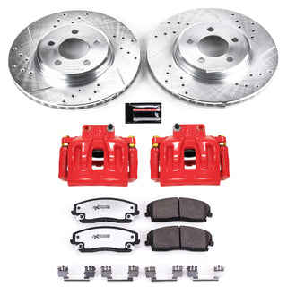 PowerStop Z26 Street Warrior Brake Kit with Calipers (FRONT): Fits Most Chrysler/Dodge 6.4L/6.2L/5.7L/3.6L (12-21)